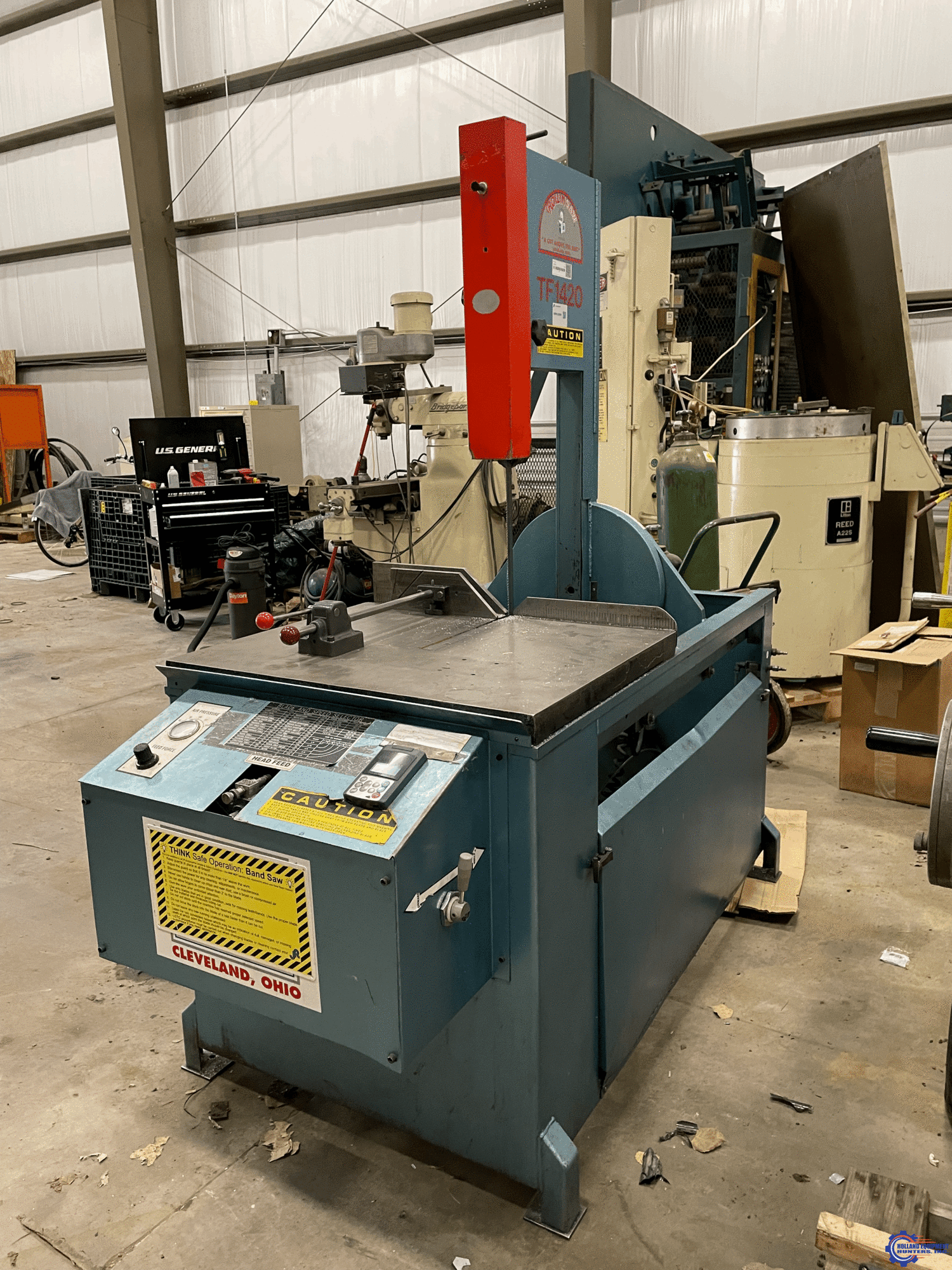 2012 Roll-In TF1420 Saws, Saws, Band, Vertical | Holland Equipment Hunters, Inc.