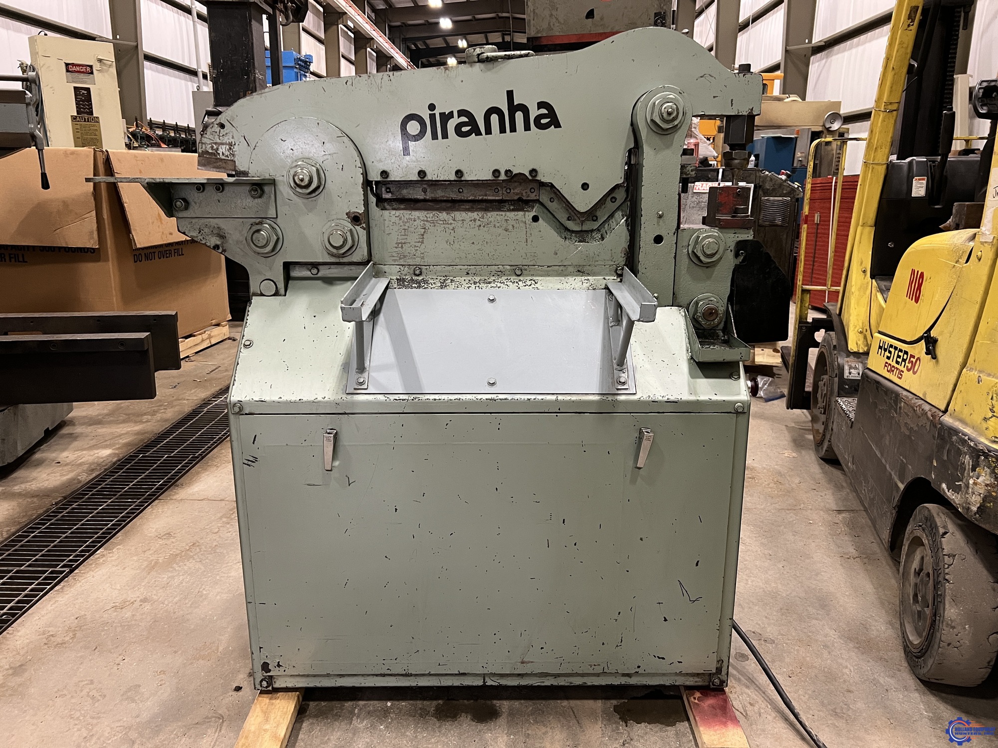 Piranha P3 Fabricating Machinery, Hydraulic Iron Worker | Holland Equipment Hunters, Inc.