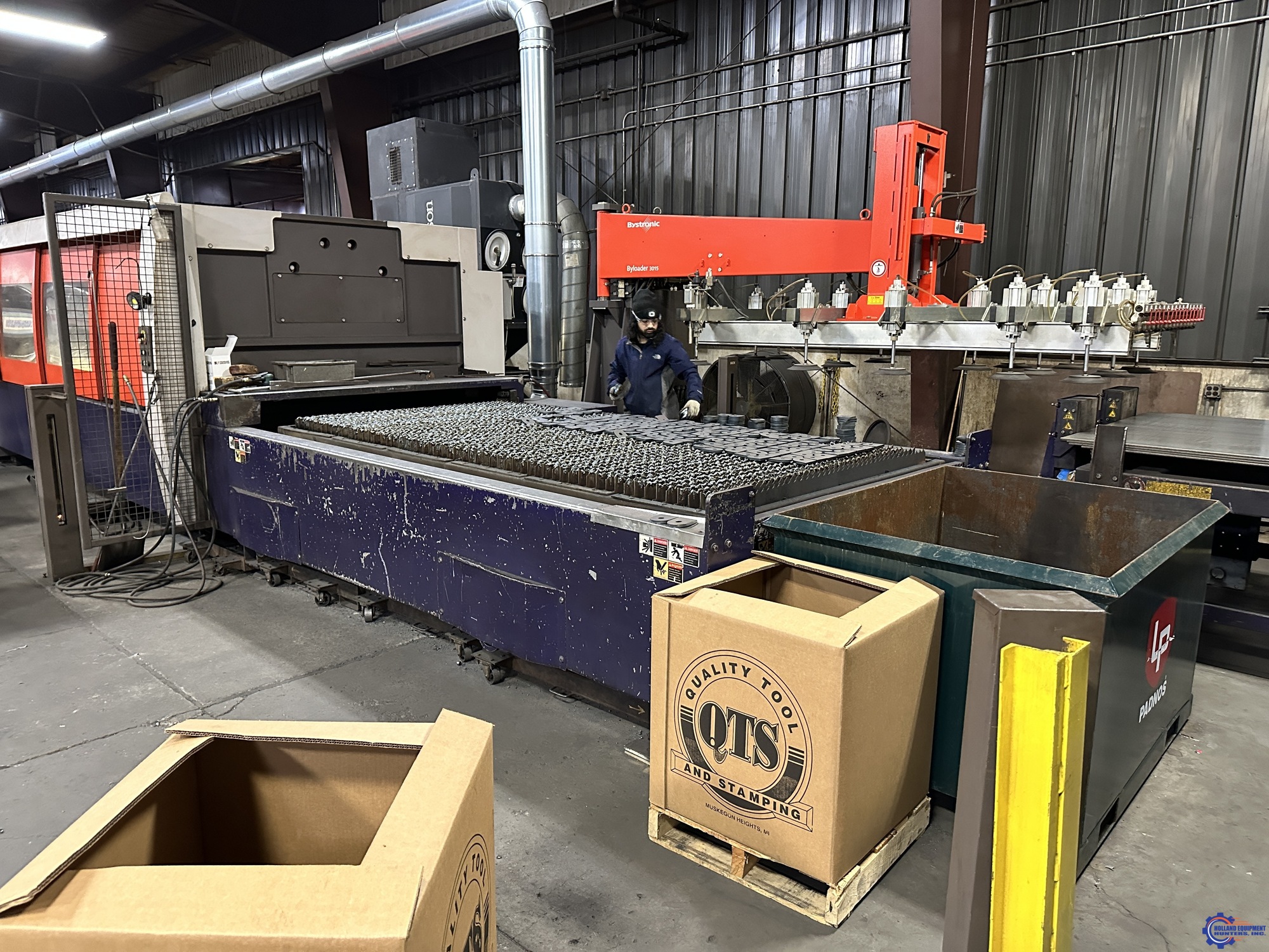 2010 BYSTRONIC BySpeed 3015 Fabricating Machinery, Laser Cutter | Holland Equipment Hunters, Inc.