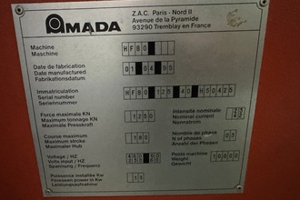 1995 AMADA PROMECAM HFBO-1254 Fabricating Machinery, Press Brakes, Hydraulic | Holland Equipment Hunters, Inc. (8)