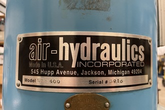 AIR HYDRAULICS SH-400 Press, Presses, Hydraulic | Holland Equipment Hunters, Inc. (3)